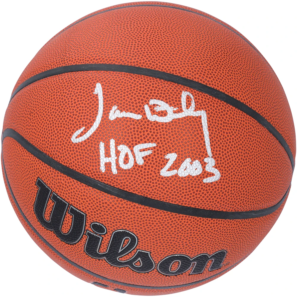 James Worthy Los Angeles Lakers Autographed Wilson Authentic Series Indoor/Outdoor Basketball with "HOF 2003" Inscription