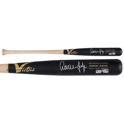 Aaron Judge New York Yankees Autographed Player-Issued Black/Tan Victus Bat from the 2024 MLB Season
