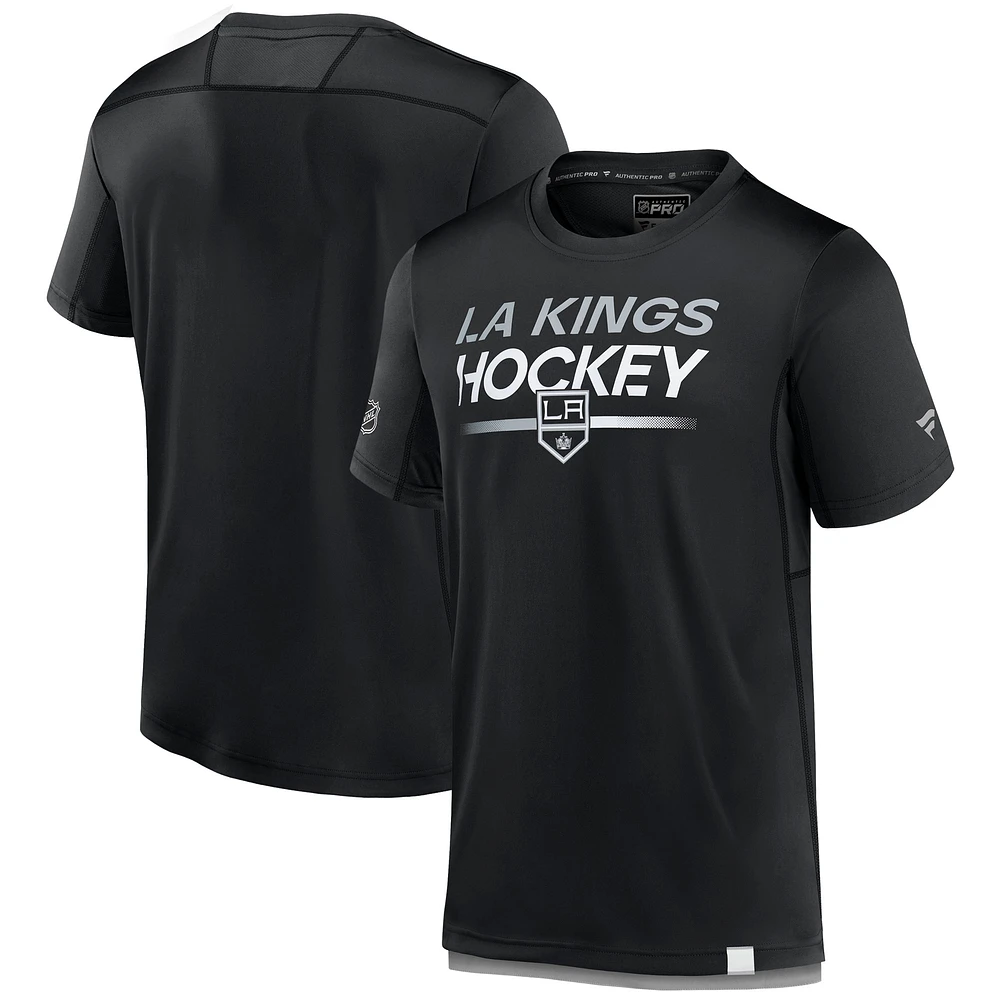 Men's Fanatics Black Los Angeles Kings Authentic Pro Tech T-Shirt