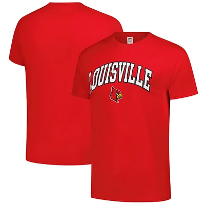 Men's Red Louisville Cardinals Logo T-Shirt