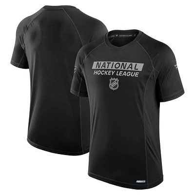 Men's Fanatics Black NHL Authentic Pro Rink Tech T-Shirt