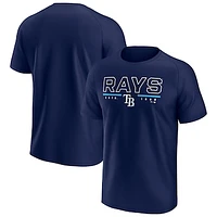 Men's Fanatics  Navy Tampa Bay Rays Raglan T-Shirt