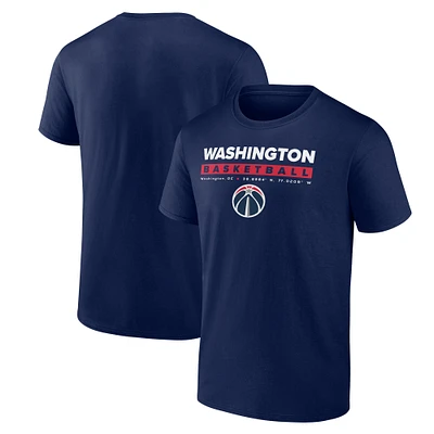 Men's Fanatics Navy Washington Wizards Location Just Net T-Shirt