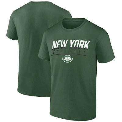 Men's Fanatics Green New York Jets Blocked T-Shirt