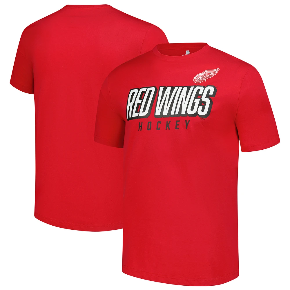 Men's Fanatics Red Detroit Wings T-Shirt