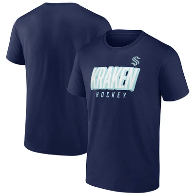 Men's Fanatics Deep Sea Blue Seattle Kraken T-Shirt