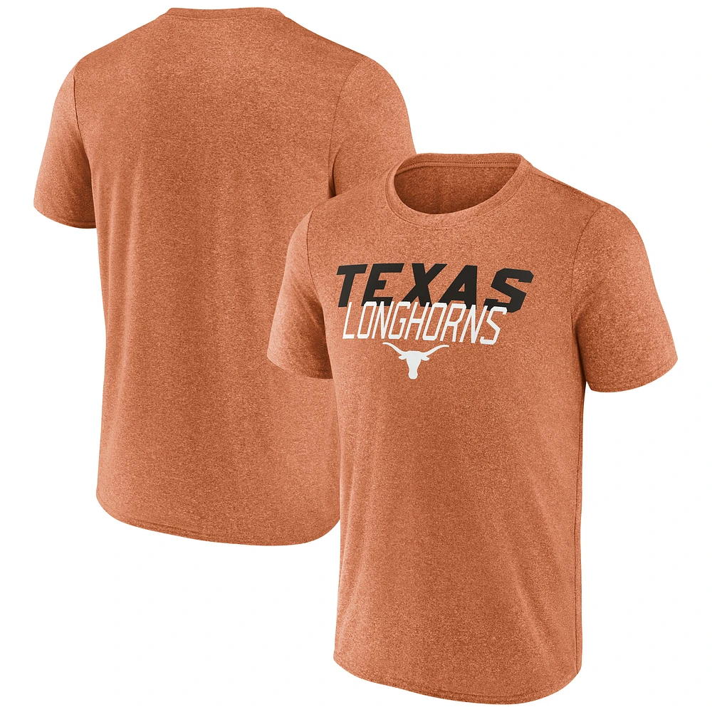 Men's Fanatics Texas Orange Texas Longhorns Fundamentals Overlay Movement T-Shirt