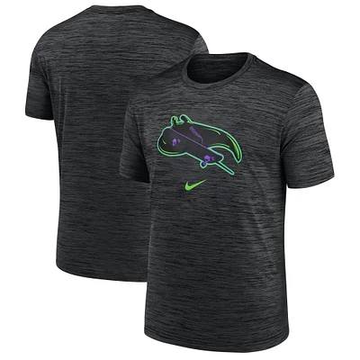 Men's Nike Black Tampa Bay Rays Authentic Collection City Connect Velocity Performance T-Shirt