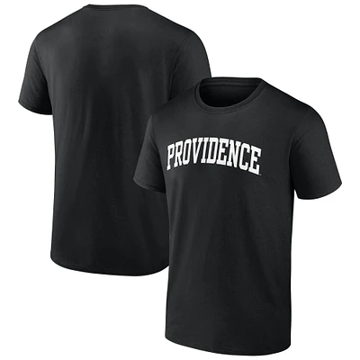 Men's Black Providence Friars Arched Wordmark T-Shirt