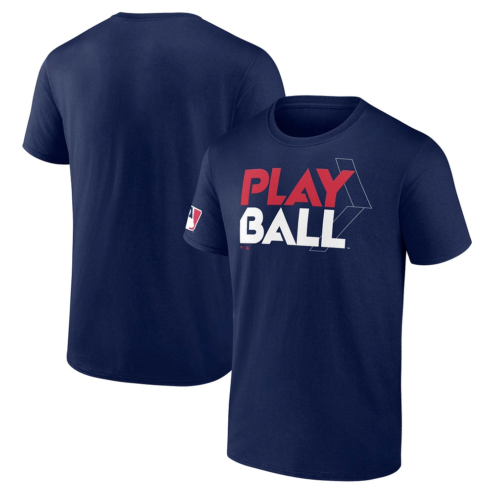 Men's Fanatics Navy MLB Seoul Series Play Ball T-Shirt