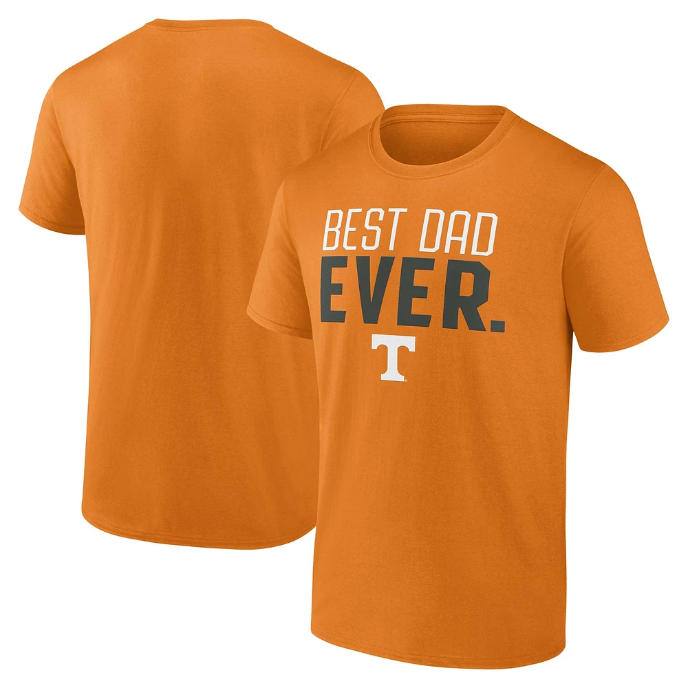 Men's Fanatics Tennessee Orange Tennessee Volunteers Best Dad Ever T-Shirt