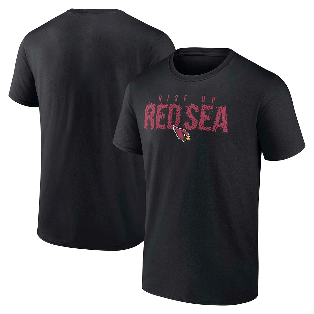 Men's Fanatics Black Arizona Cardinals Home Again T-Shirt