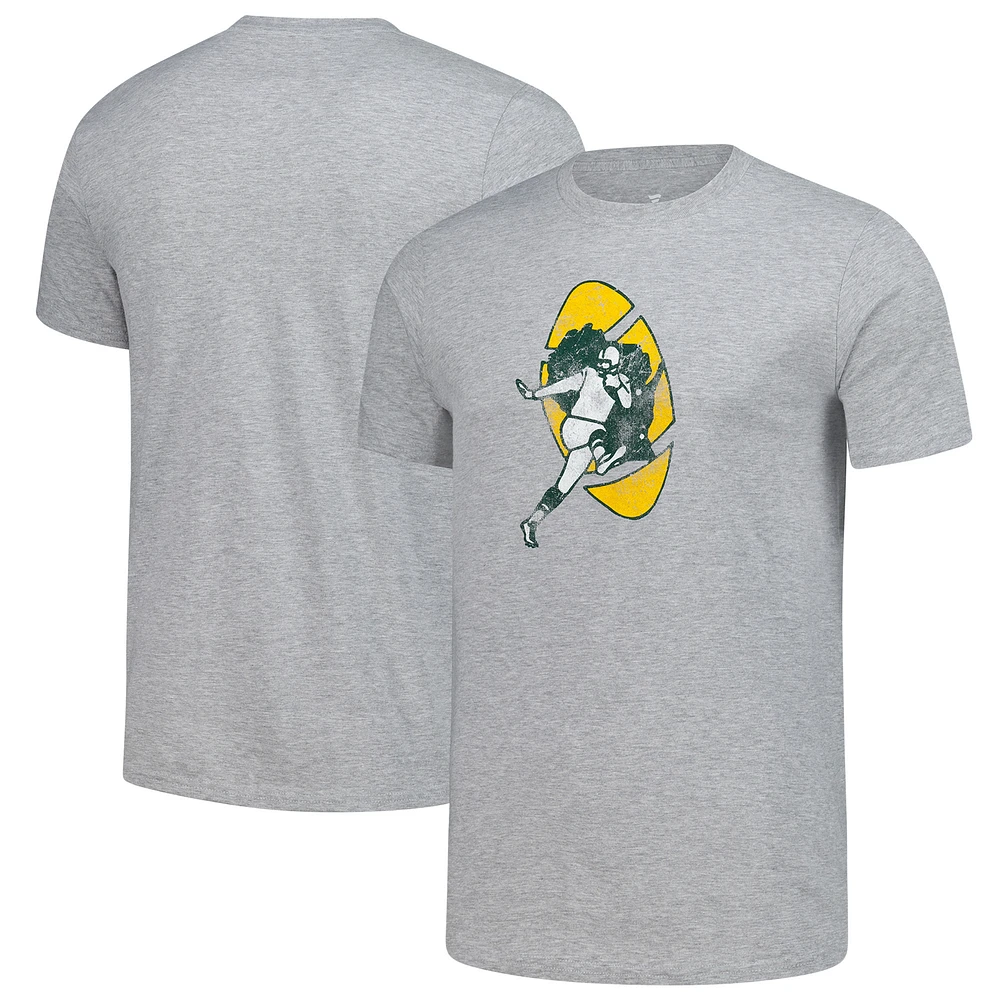 Men's Fanatics Gray Green Bay Packers T-Shirt