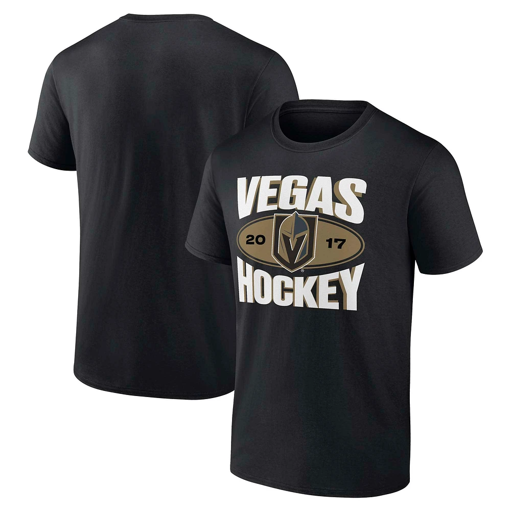Men's Fanatics Black Vegas Golden Knights Team Pride T-Shirt