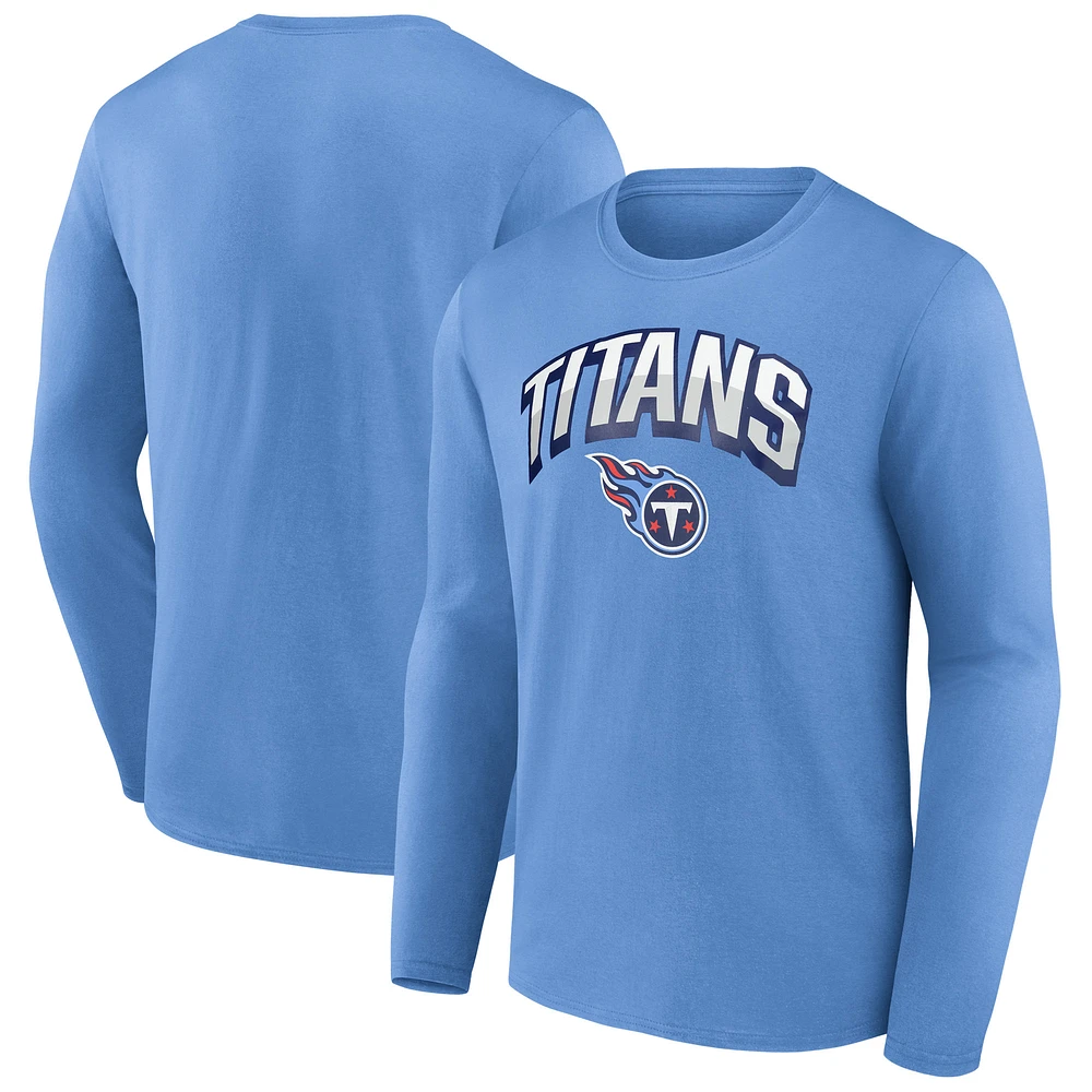 Men's Fanatics Light Blue Tennessee Titans Long Sleeve T-Shirt