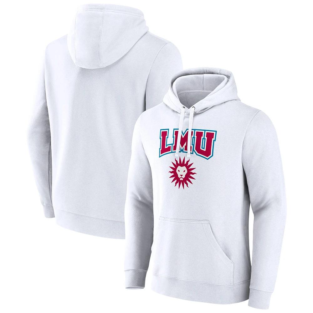 Men's Fanatics White Loyola Marymount Lions Primary Logo Pullover Hoodie
