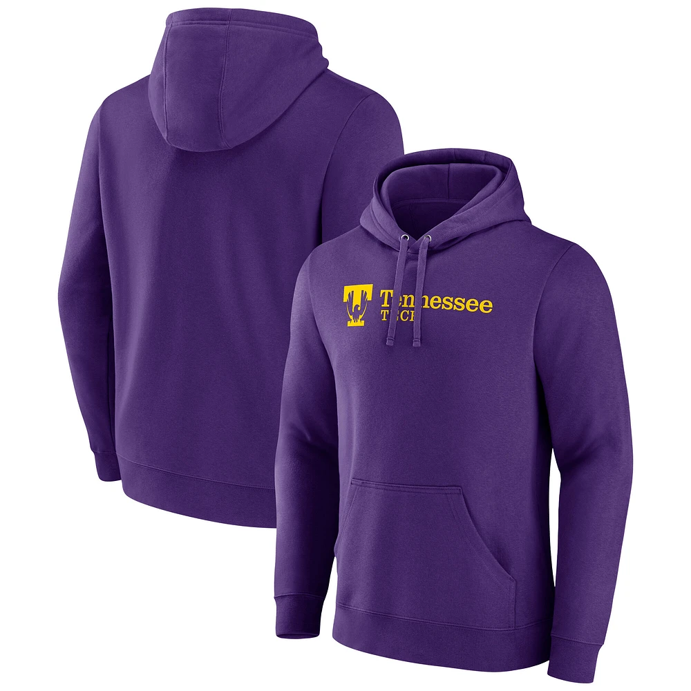 Men's Fanatics Purple Tennessee Tech Golden Eagles Primary Logo Pullover Hoodie