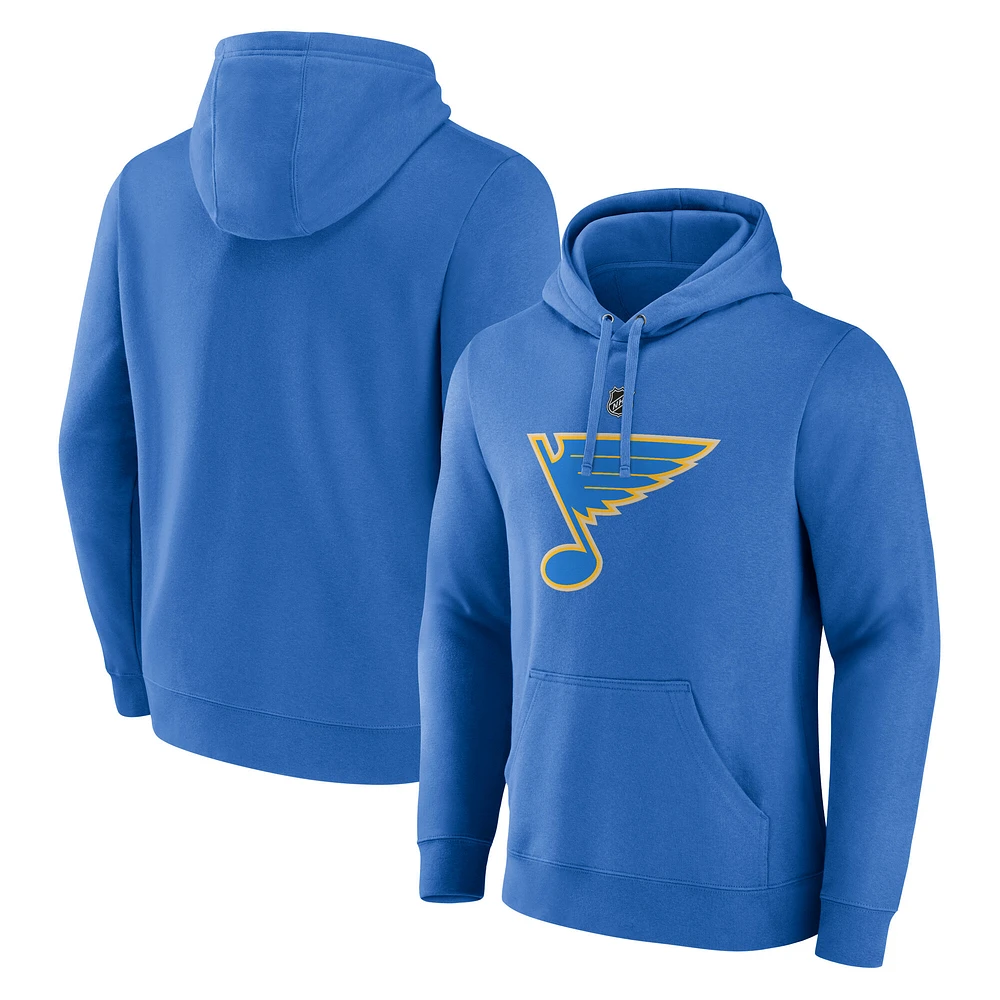 Men's Fanatics Blue St. Louis Blues Alternate Logo Fleece Pullover Hoodie