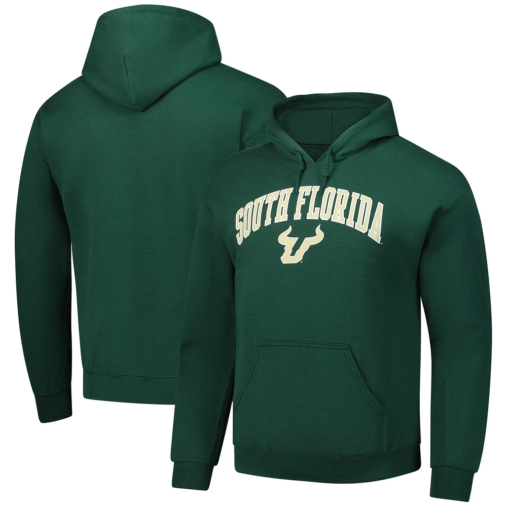 Men's Green South Florida Bulls Fleece Pullover Hoodie