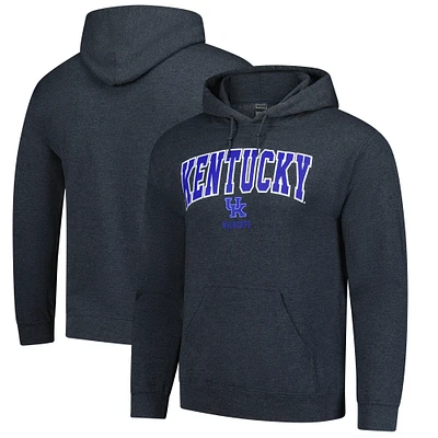 Men's Heather Charcoal Kentucky Wildcats Fleece Pullover Hoodie