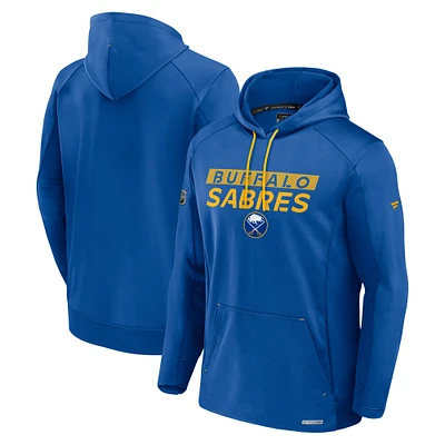 Men's Fanatics Royal Buffalo Sabres Pro Rink Fleece Pullover Hoodie