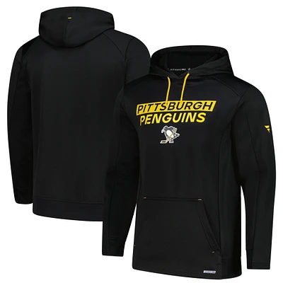 Men's Fanatics Black Pittsburgh Penguins Authentic Pro Alternate Fleece Pullover Hoodie