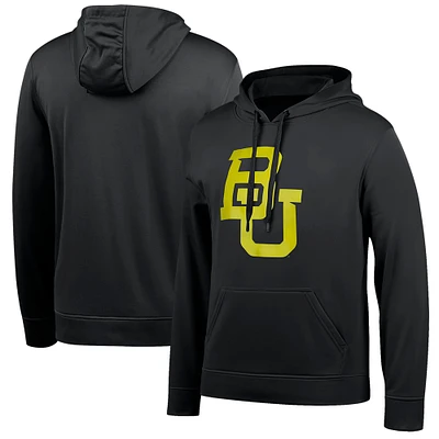 Men's Black Baylor Bears Fleece Pullover Hoodie