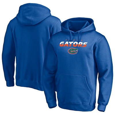 Men's Fanatics Royal Florida Gators Block Party Elevate Play Fleece Pullover Hoodie
