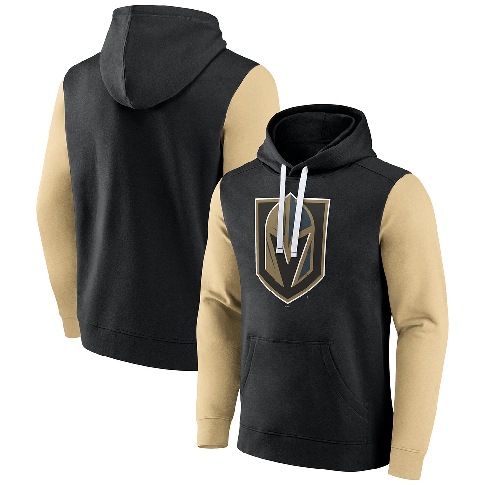 Men's Fanatics Black Vegas Golden Knights Team Pullover Hoodie