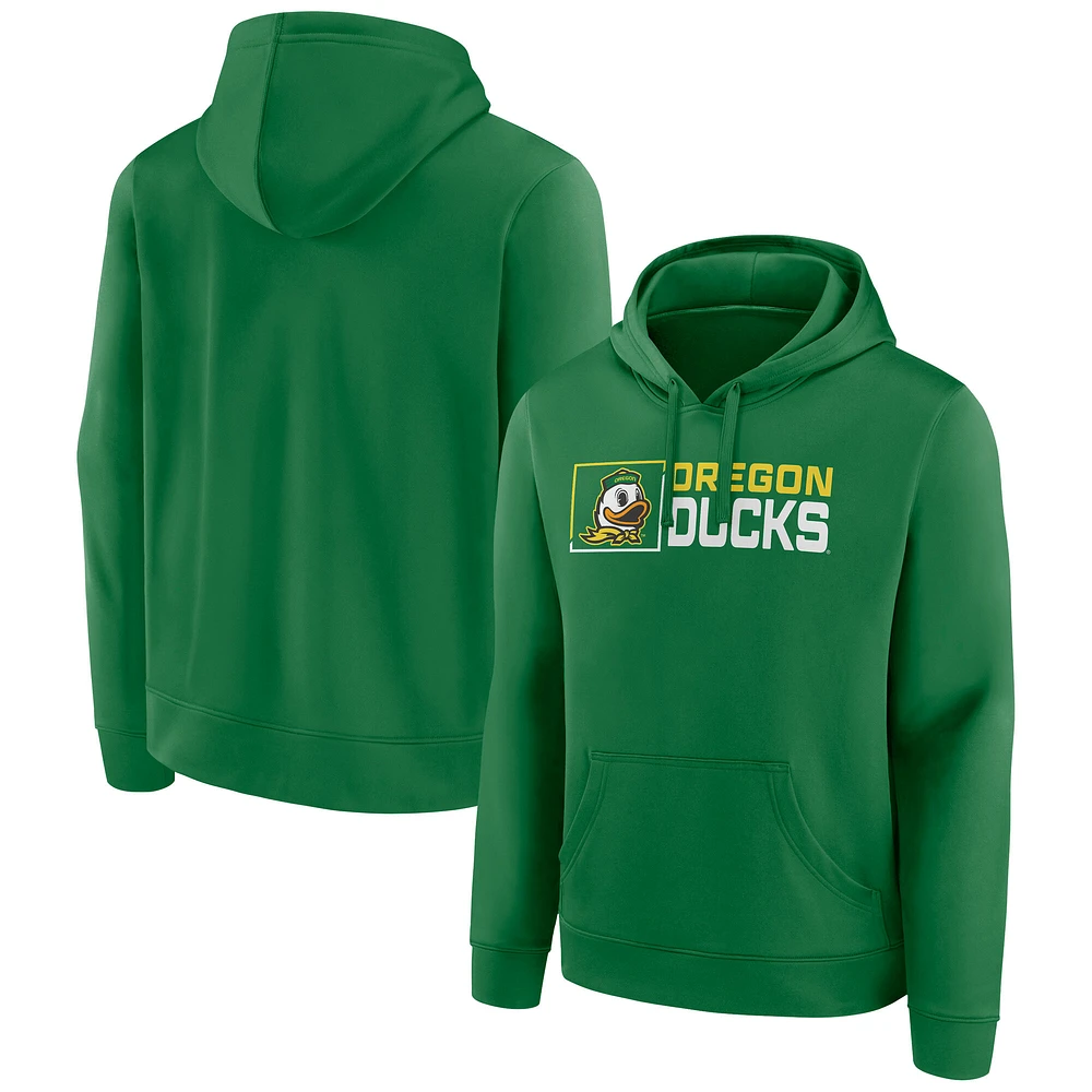 Men's Fanatics Green Oregon Ducks Fleece Pullover Hoodie