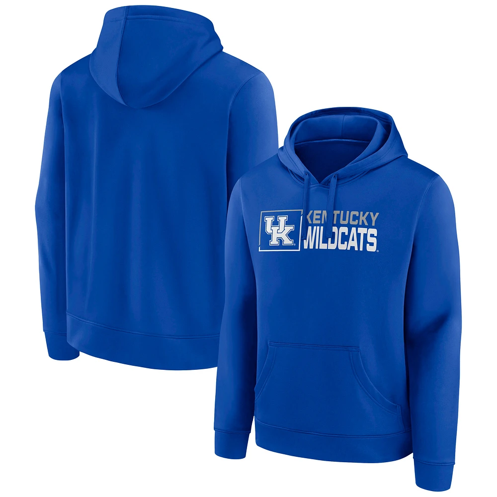 Men's Fanatics Royal Kentucky Wildcats Fleece Pullover Hoodie