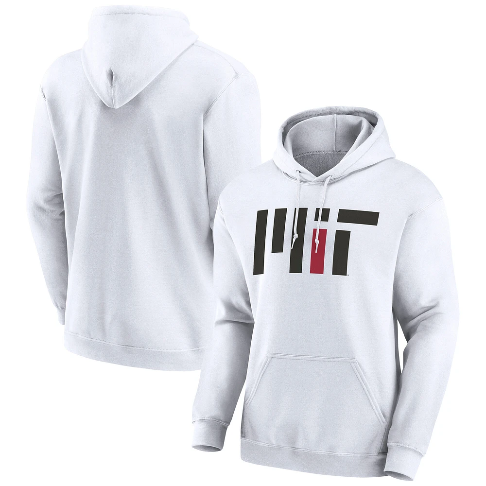 Men's Fanatics White MIT Engineers Fleece Pullover Hoodie