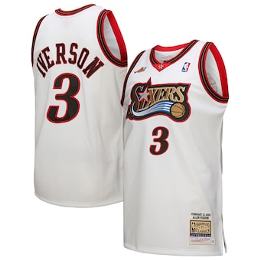 Men's Mitchell & Ness Allen Iverson White Philadelphia 76ers 2000 NBA All-Star Game Authentic Jersey