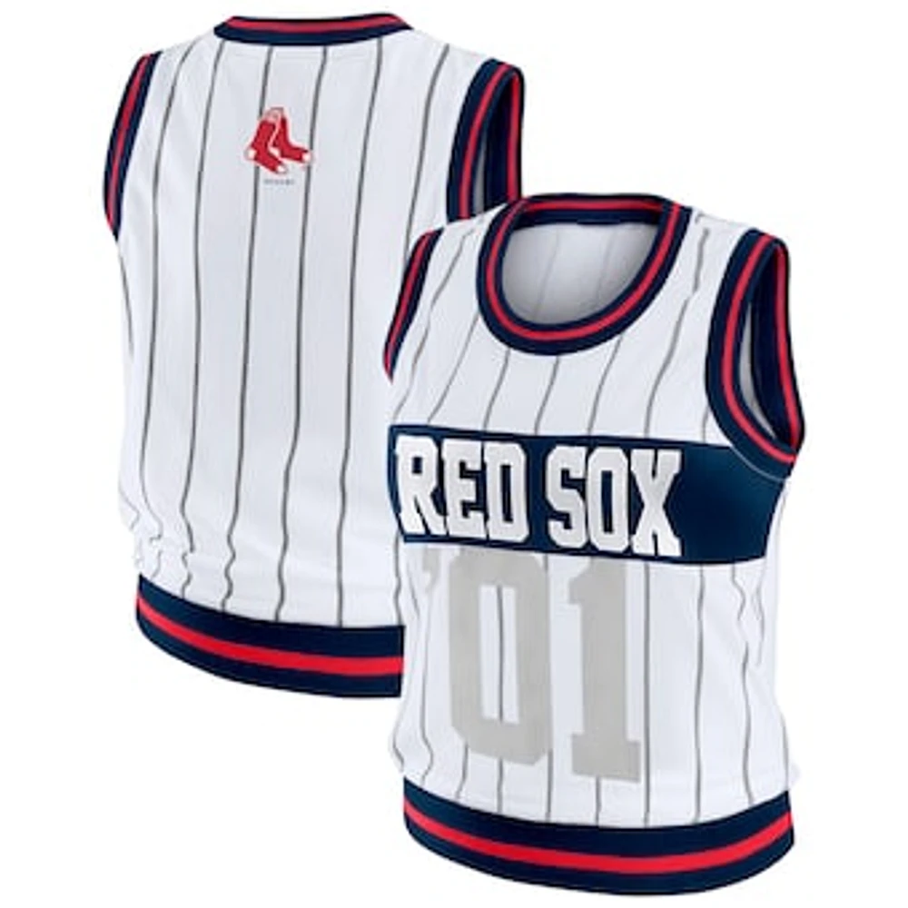 Women's WEAR by Erin Andrews White Boston Red Sox Sporty Tank Top
