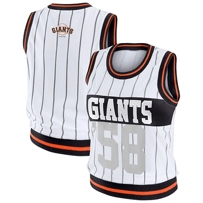 Women's WEAR by Erin Andrews White San Francisco Giants Sporty Tank Top