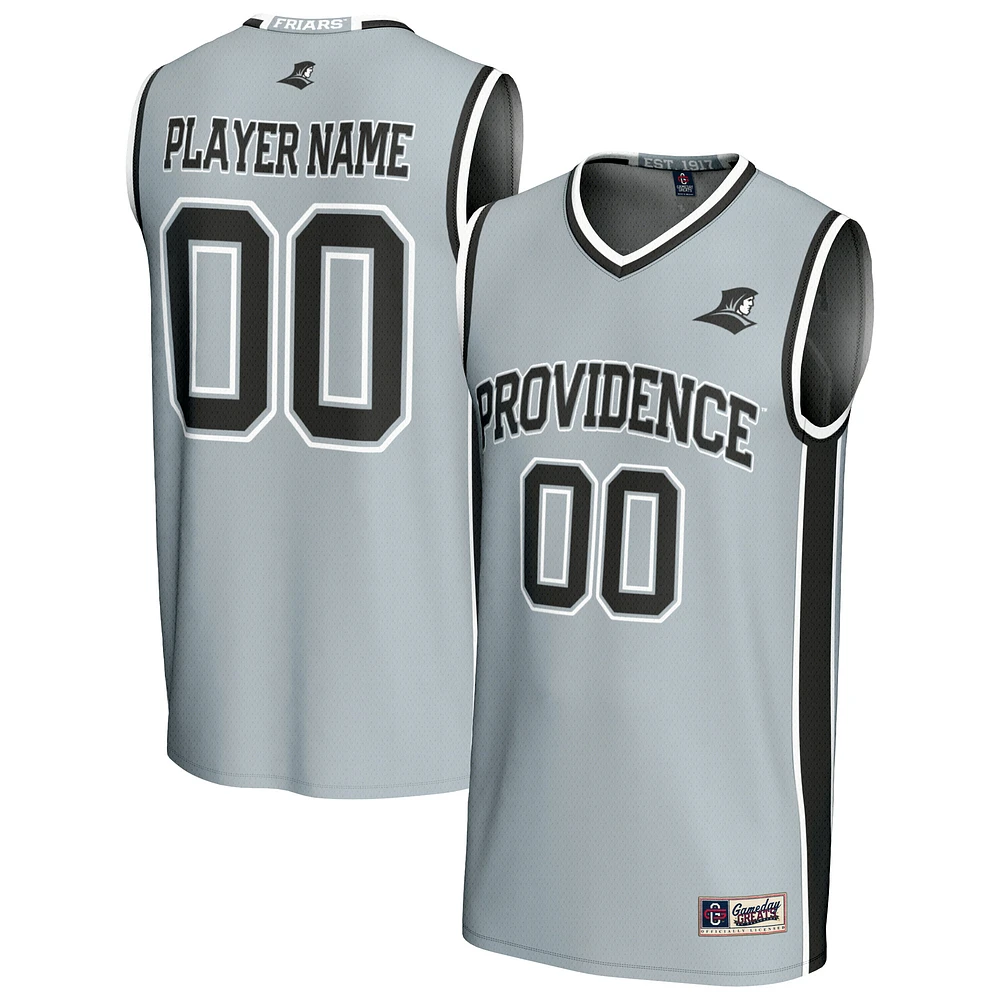 Unisex GameDay Greats Silver Providence Friars Lightweight Collegiate Men's Basketball NIL Pick-A-Player Fashion Jersey