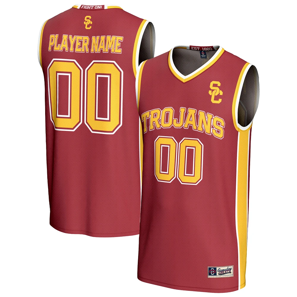 Youth GameDay Greats Cardinal USC Trojans Lightweight Collegiate Men's Basketball NIL Pick-A-Player Fashion Jersey