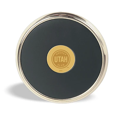 Gold Utah Hockey Club Round Coaster