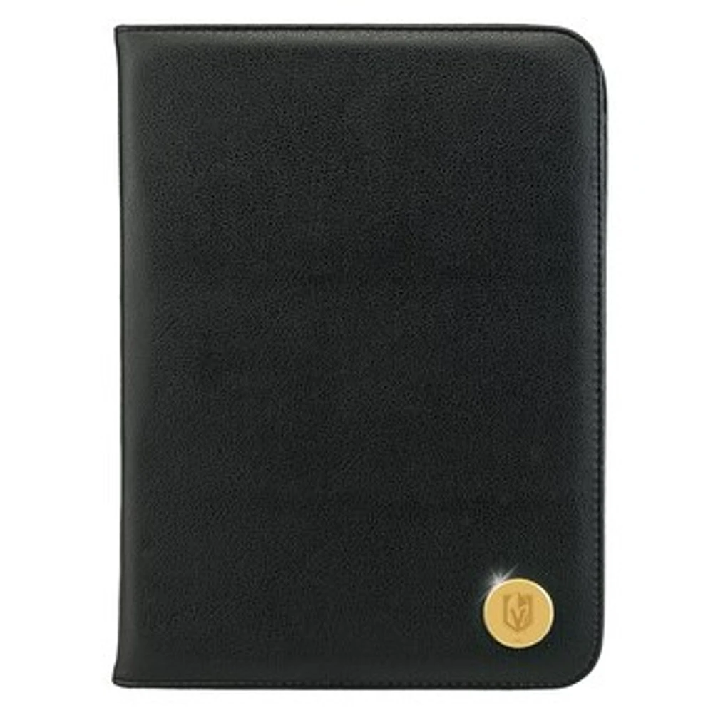 Jardine Black Vegas Golden Knights Writing Padfolio