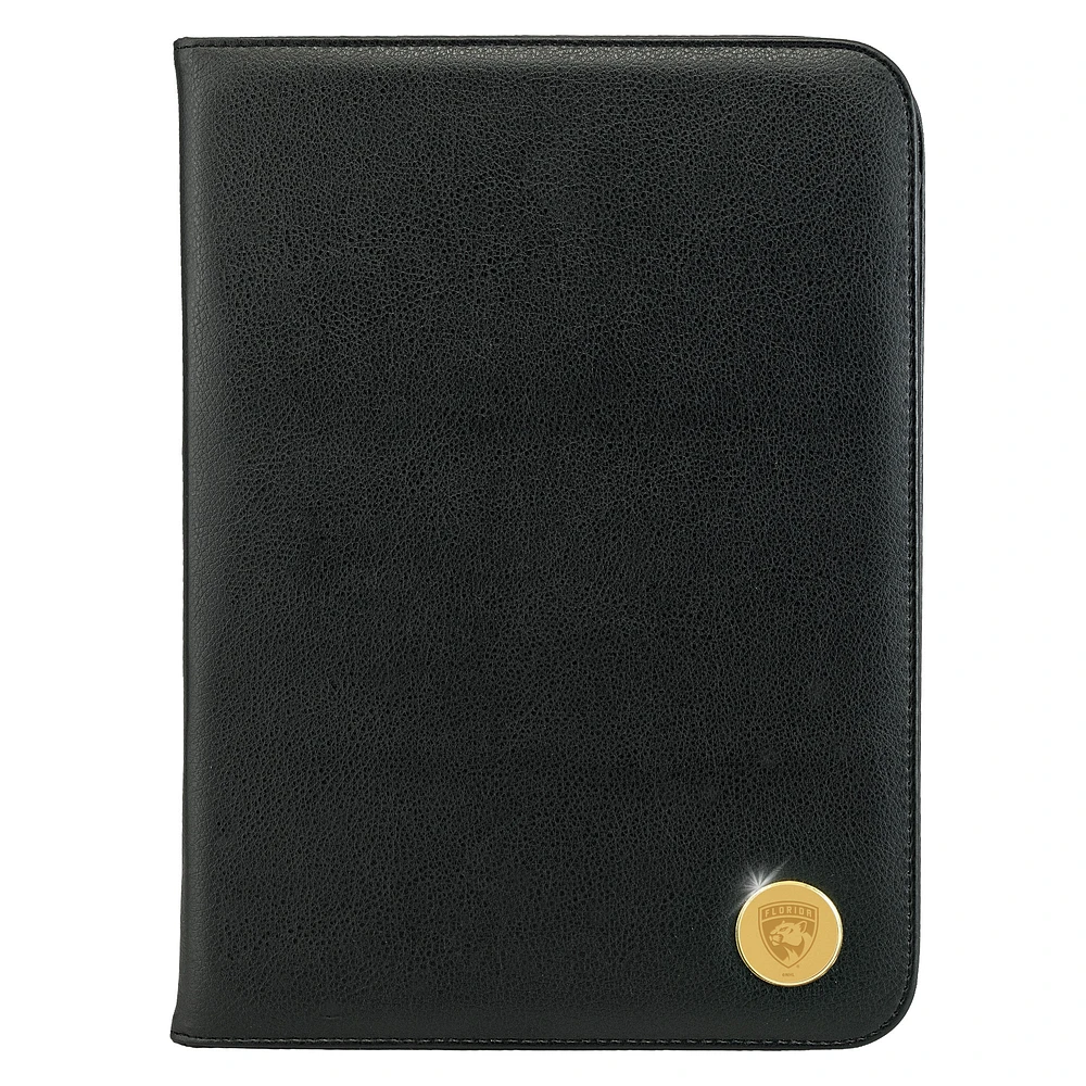 Jardine Black Florida Panthers Writing Padfolio