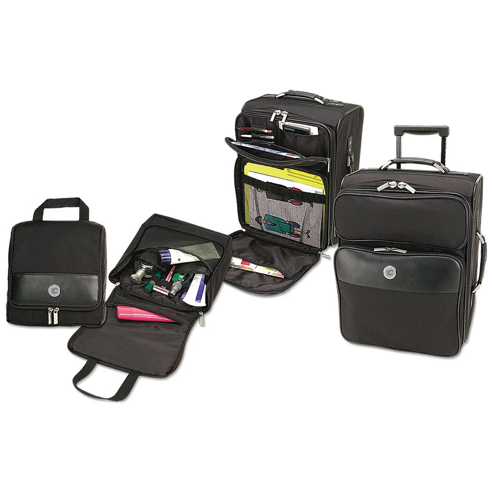 Black Calgary Flames Luggage Set