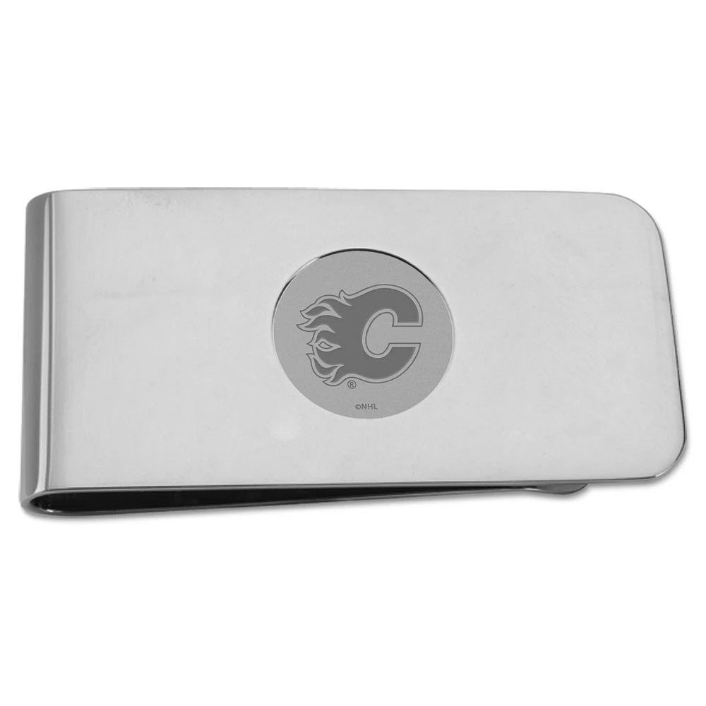 Jardine Calgary Flames Silver-Plated Money Clip