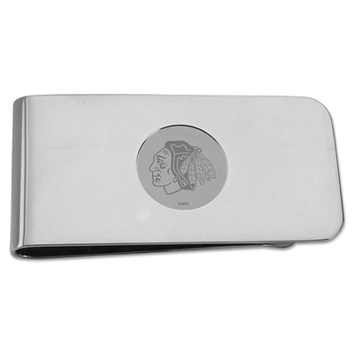 Jardine Chicago Blackhawks Silver-Plated Money Clip
