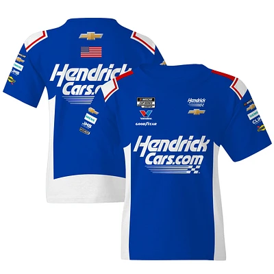 Youth Hendrick Motorsports Team Collection Blue Kyle Larson Valvoline Uniform T-Shirt