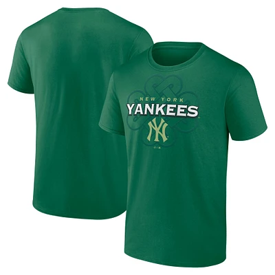 Men's Profile Kelly Green New York Yankees Big & Tall Celtic T-Shirt
