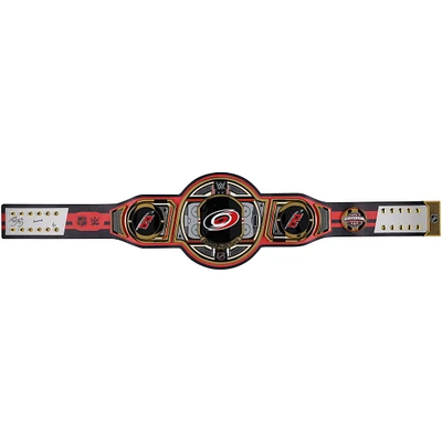 Brent Burns Carolina Hurricanes Autographed WWE Legacy Title Belt with "Burnzie" Inscription