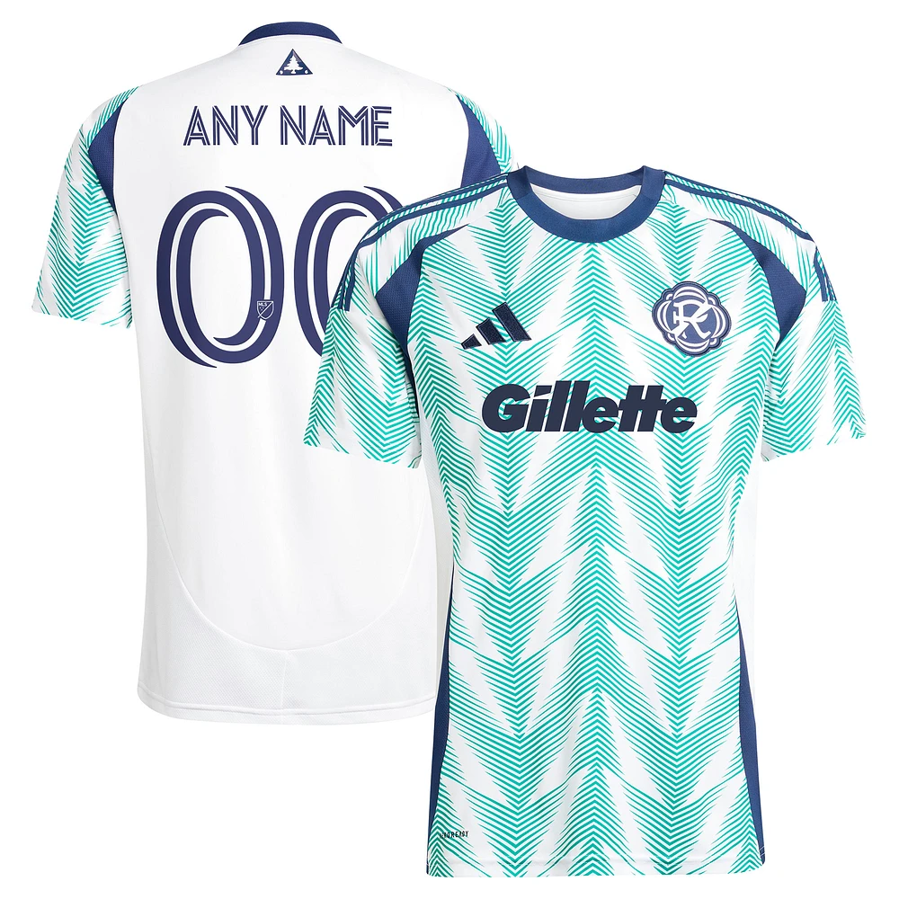 Men's adidas White New England Revolution 2025 Eastern White Pine x Flag of New England Replica Custom Jersey