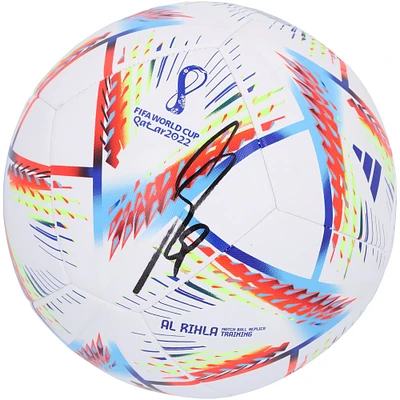 Karim Benzema France National Team Autographed 2022 FIFA World Cup adidas Soccer Ball