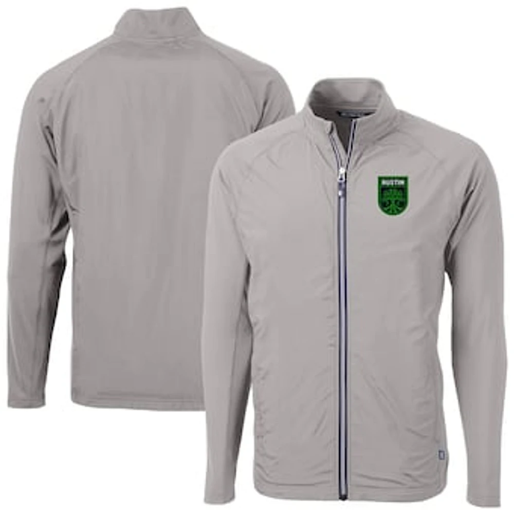 Men's Cutter & Buck Austin FC Adapt Eco Knit Hybrid Recycled Raglan Full-Zip Jacket