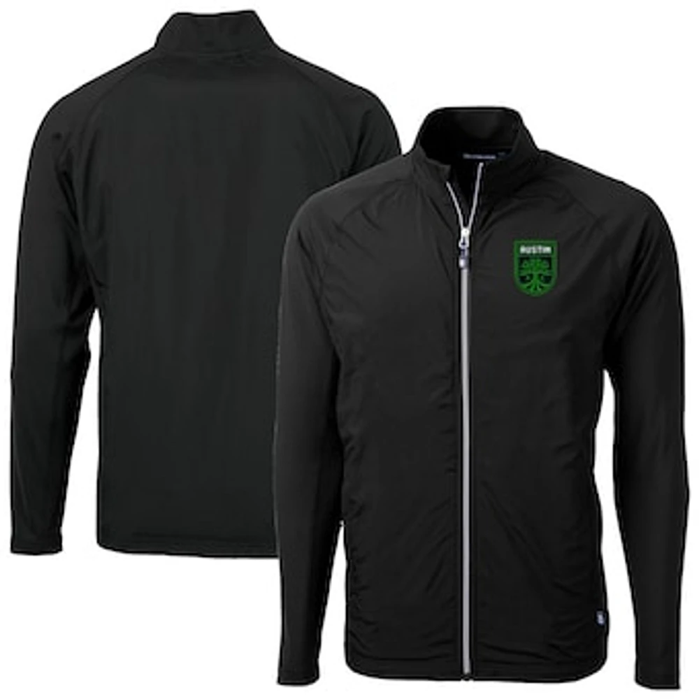 Men's Cutter & Buck Austin FC Adapt Eco Knit Hybrid Recycled Raglan Full-Zip Jacket
